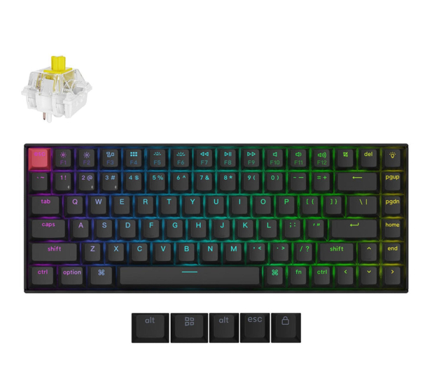 Keychron K2X Ultra Slim Super Swich Hot Swap RGB MacOS&Win 75% - 1345123 - zdjęcie 2